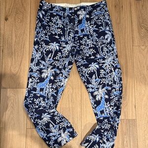 Lilly Pulitzer Navy and White Mizner Pants SOLD OUT STYLE